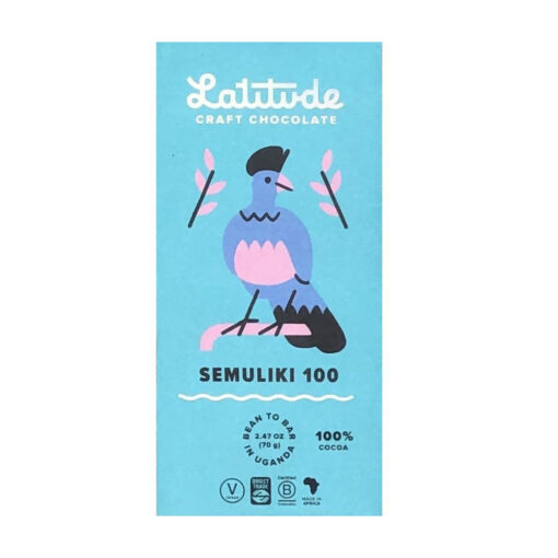 Latitude Semuliki 100% Craft Chocolate Bar