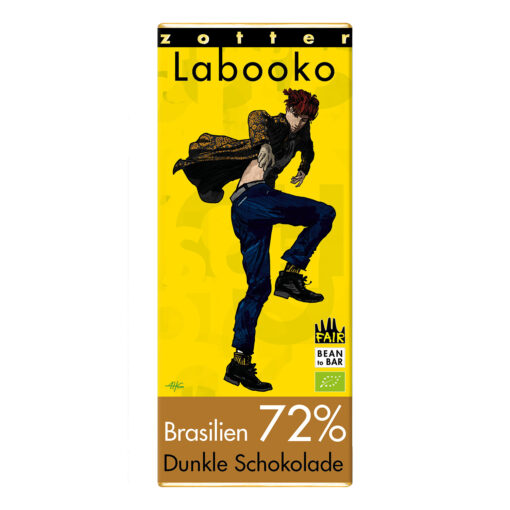 Zotter Labooko 72% Brazil Craft Chocolate Bar