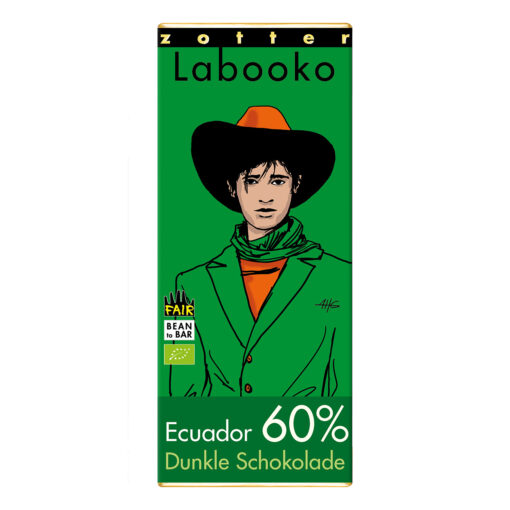 Zotter Labooko 60% Ecuador Craft Chocolate Bar