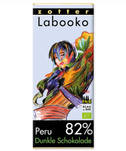 Zotter Labooko 82 % Peru Craft Chocolate Bar
