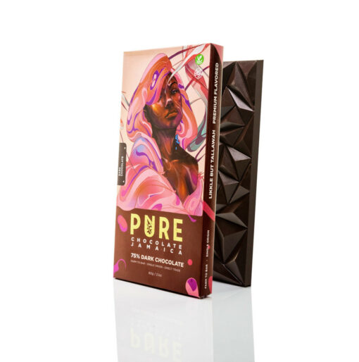 pure chocolate 75% dark chocolate jamaica