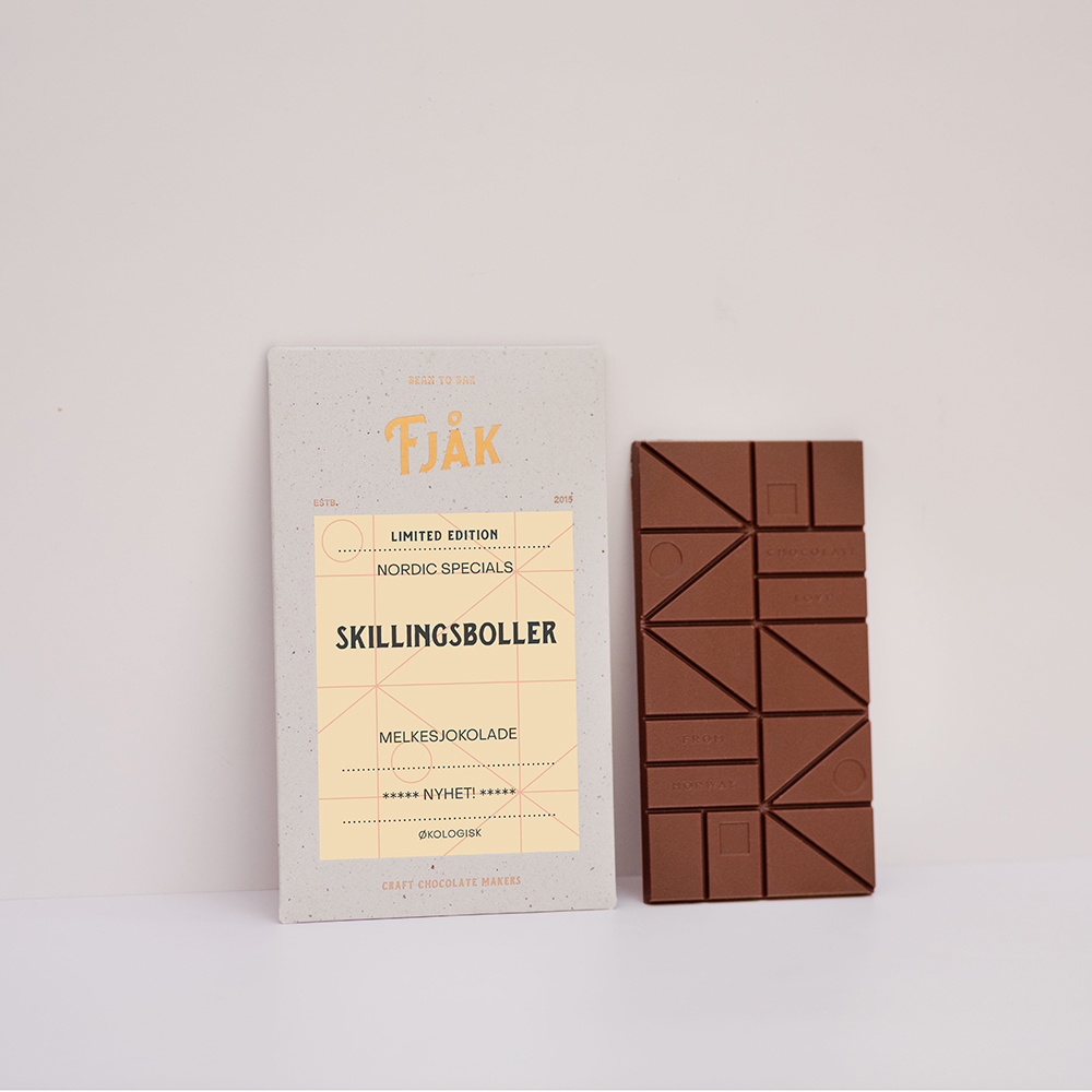 Fjåk Cinnamon Roll – Milk Chocolate, product image from Kaffebox