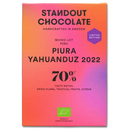 Standout Piura Yahuanduz 70% Swedish Craft Chocolate Bar