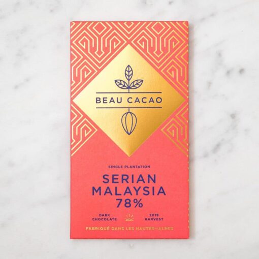 Beau Cacao Serian Malaisie 78% Cacao Craft Chocolate Bar