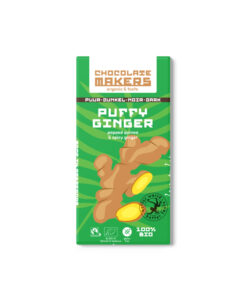 Chocolate Makers Puffy Ginger Craft Chocolate Bar