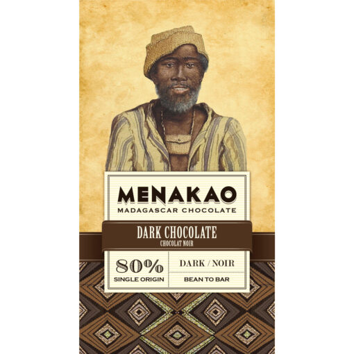 Menakao Madagascar Chocolate 80% Craft Chocolate Bar