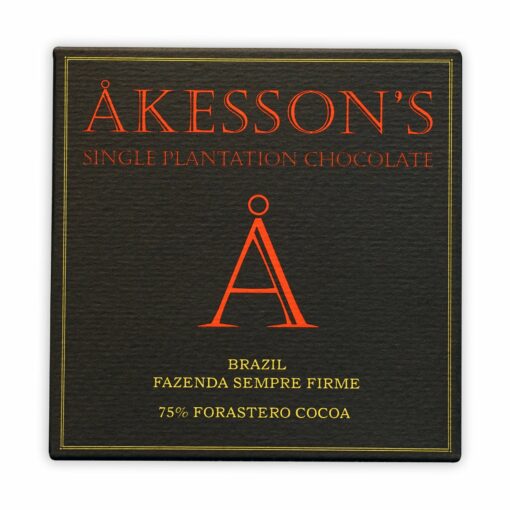 Akesson's 75% Brazil Forastero Craft Chocolate Bar