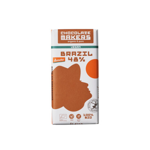 Chocolate Makers 48% Vegan Brazil Craft Chocolate Bar