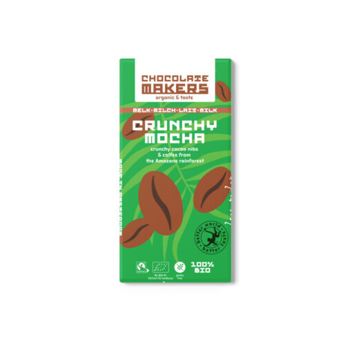 Chocolate Makers 53% Crunchy Mocha Craft Chocolate Bar