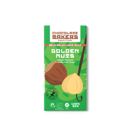 Chocolate Makers Golden Nuts Craft Chocolate Bar