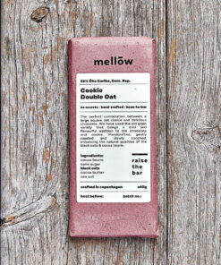 Mellōw 58% Cookie, Double Oat Craft Chocolate Bar