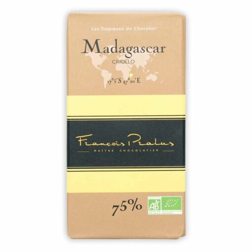 Pralus Madagascar 75 % Craft Chocolate Bar