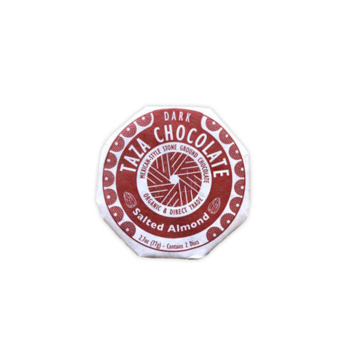 Taza Chocolate 44% Salted Almond Craft Chocolate Bar