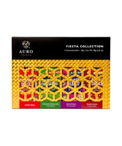 Auro Fiesta Collection Pack of 4 fine Filipino chocolates