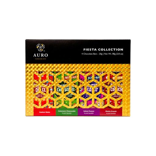 Auro Fiesta Collection Pack of 4 fine Filipino chocolates
