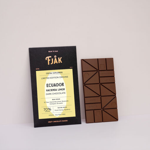 Fjåk 70 % dark Ecuador Hacienda Limón Chocolate