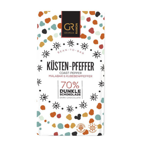 Georgia Ramon Coastal Peppers 70% Dark Chocolate