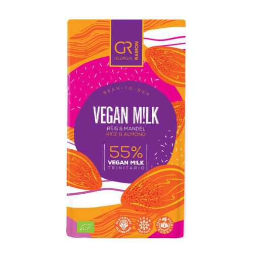 Georgia Ramon Vegan Mylk, Rice and Almond Chocolate 55%