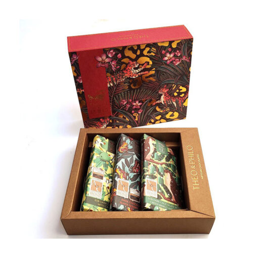 Theo & Philo – Chocolate Gift Box – 3 Bars