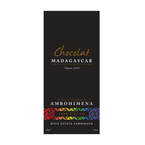 Chocolat Madagascar Mava Ambohimena – Dark 100%