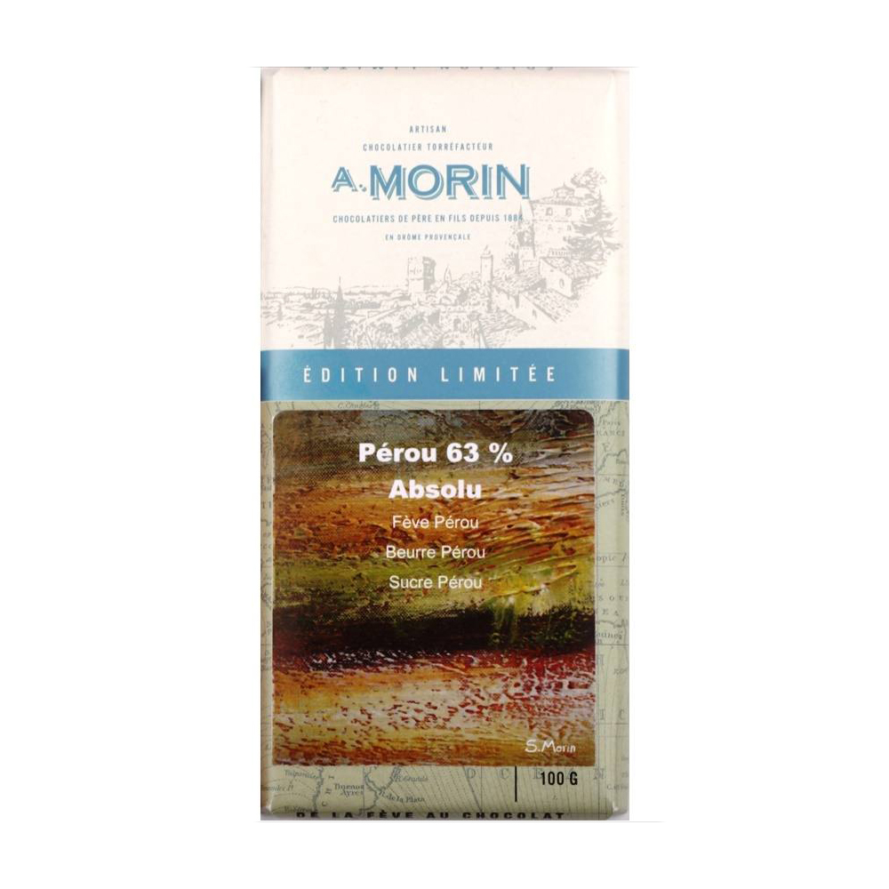 A. Morin Morin Absolu Peru 63% Chocolate – Limited Edition, product image from Kaffebox