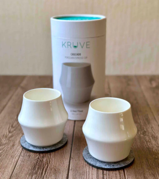 Kruve Cascade Espresso Porcelain Cup Set - Image 4