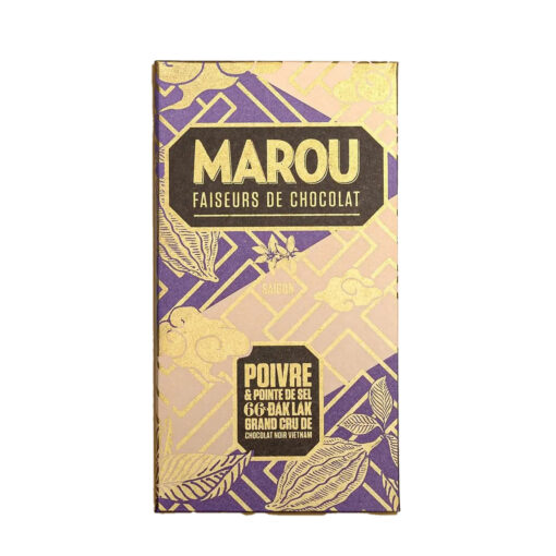 Marou Pepper & Pinch Of Salt Dak Lak 66% Dark Chocolate