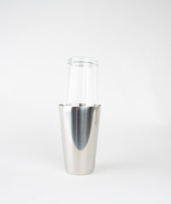 2 pcs Boston Shaker in Glass and Stainless Steel