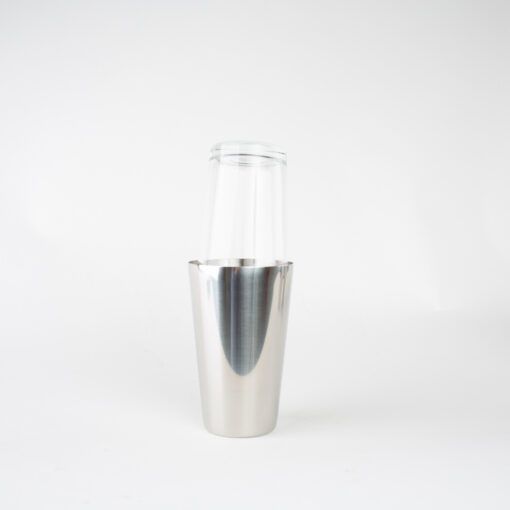 2 pcs Boston Shaker in Glass and Stainless Steel