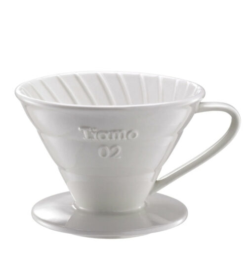Tiamo V60 Ceramic Pour Over Coffee Brewer - Image 2