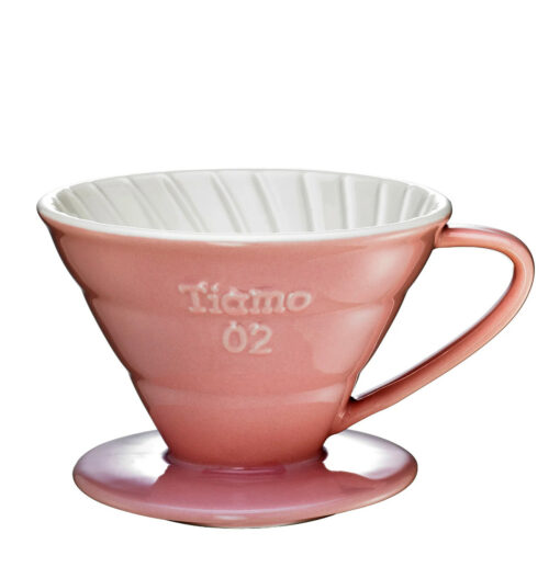 Tiamo V60 Ceramic Pour Over Coffee Brewer - Image 4