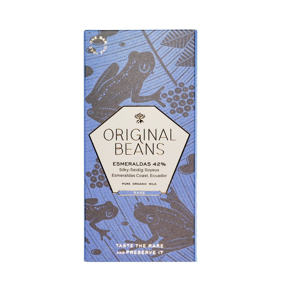 Original Beans Esmeraldas Milk Chocolate 42%, product image from Kaffebox