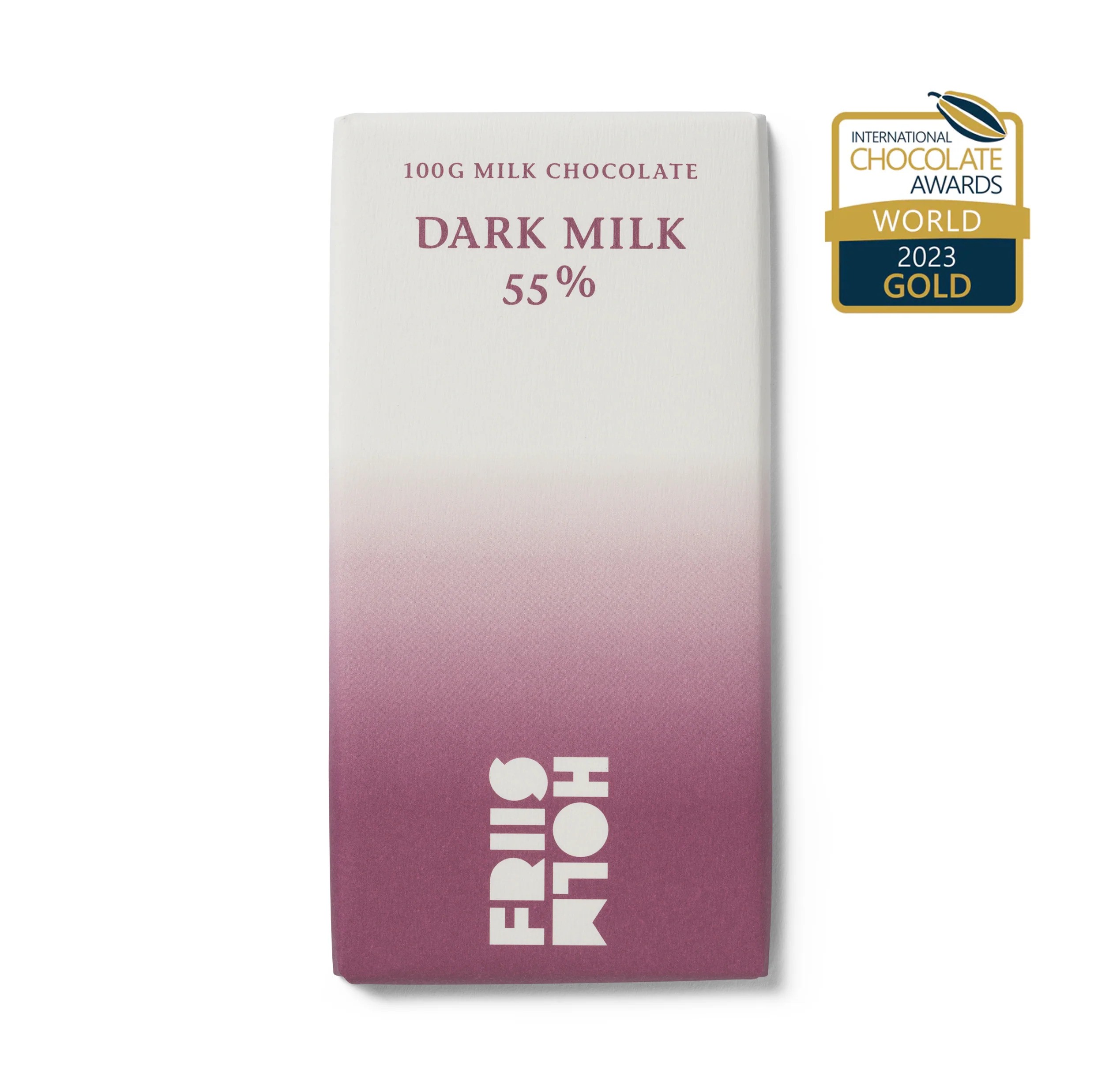 Friis Holm Friis-Holm Chokolade Dark Milk 55 %, product image from Kaffebox