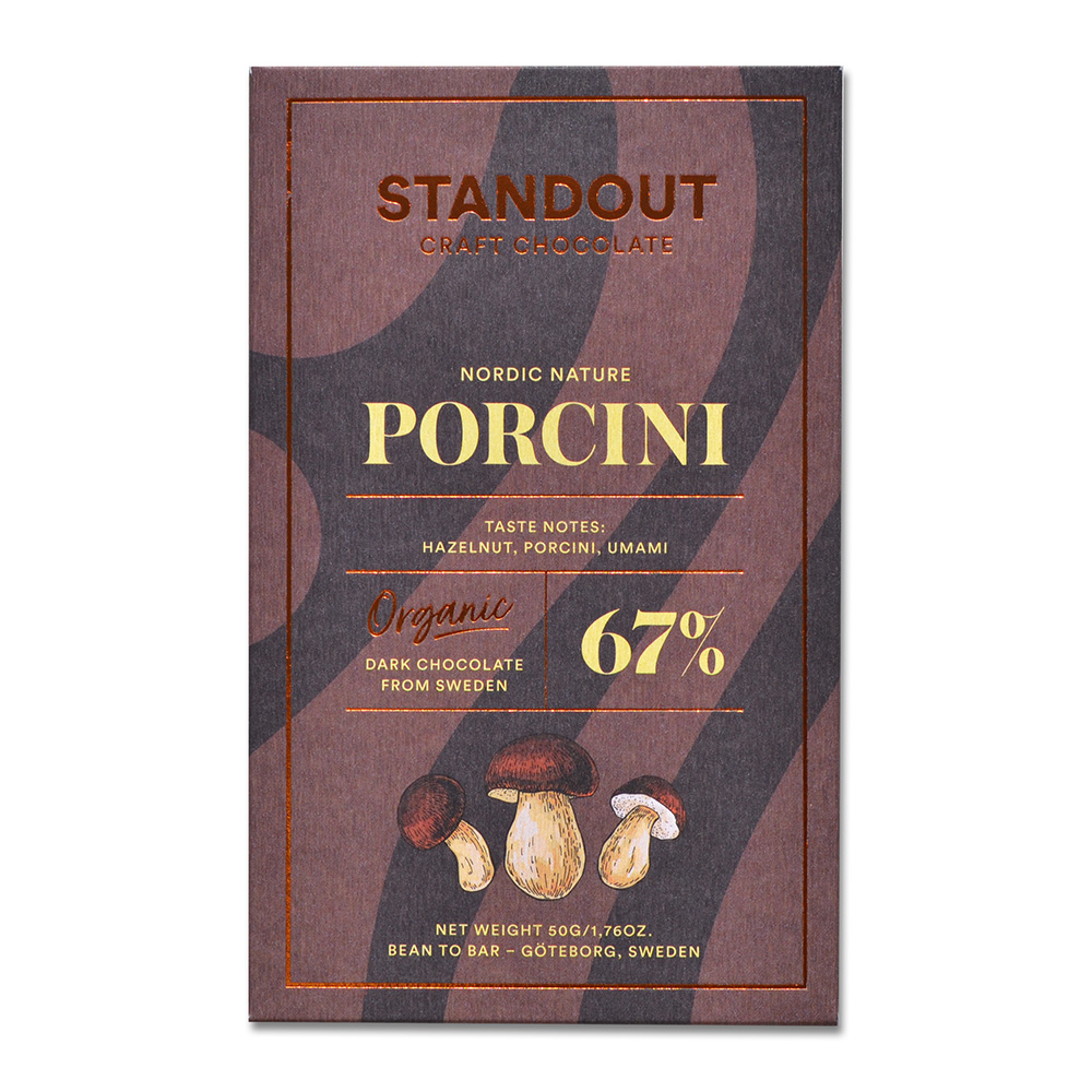 Standout Chocolate Nordic Nature Porcini 67%, product image from Kaffebox