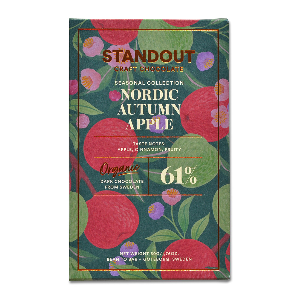 Standout Chocolate Nordic Autumn Apple 61%, product image from Kaffebox