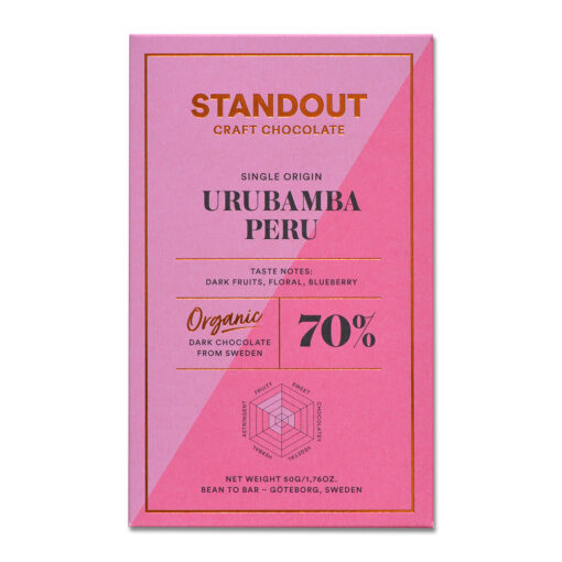 Standout Peru Urubamba 70% Swedish Craft Chocolate Bar