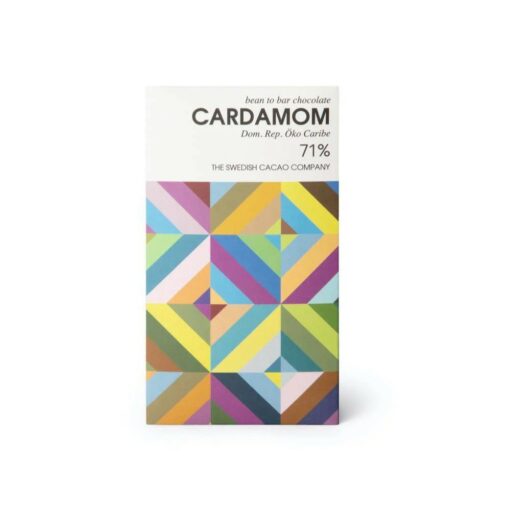 Svenska Kakao Dark Chocolate 71% Cardamum