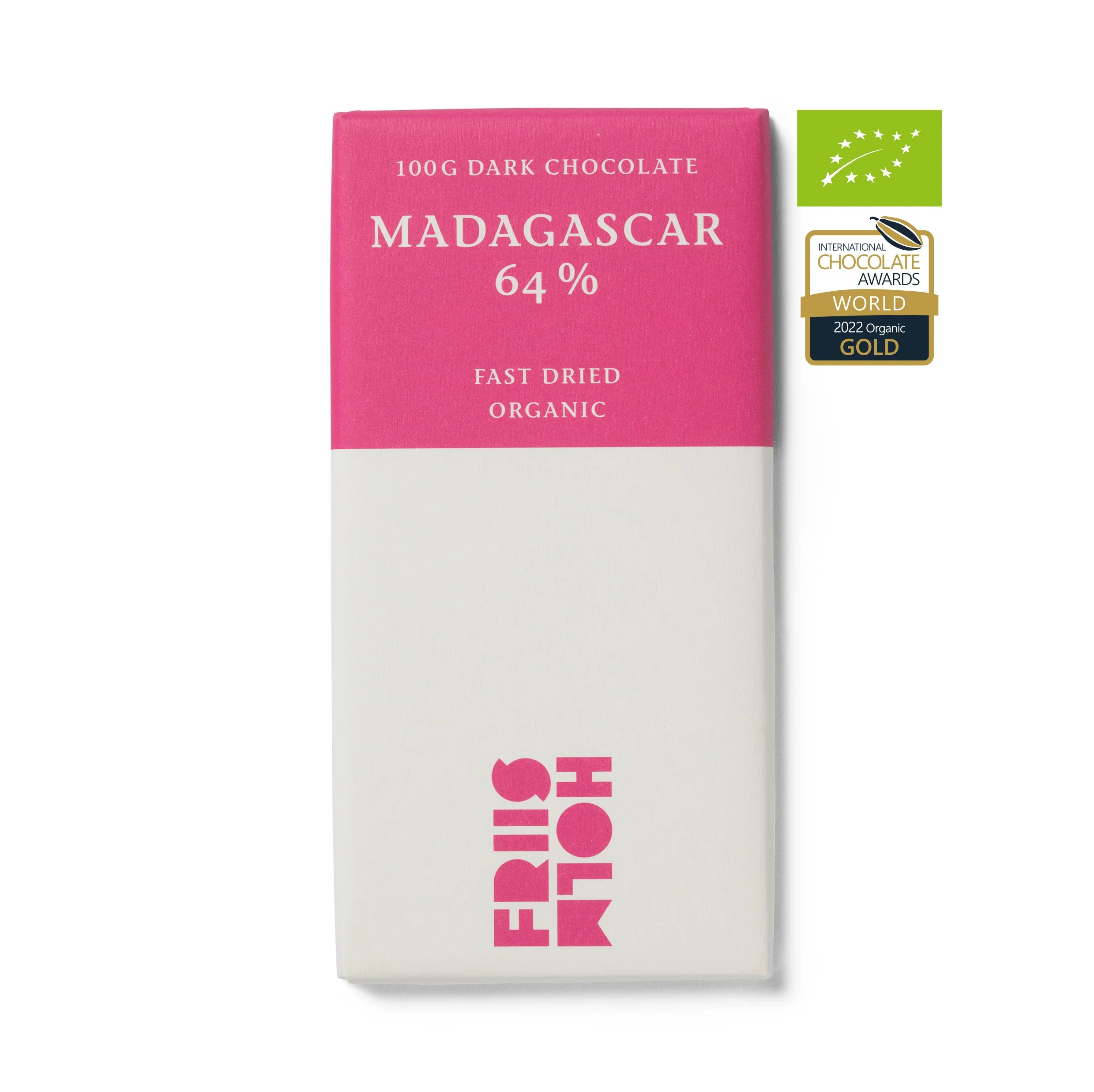 Friis Holm Friis-Holm Chokolade Madagascar 64% Fast Dried, product image from Kaffebox