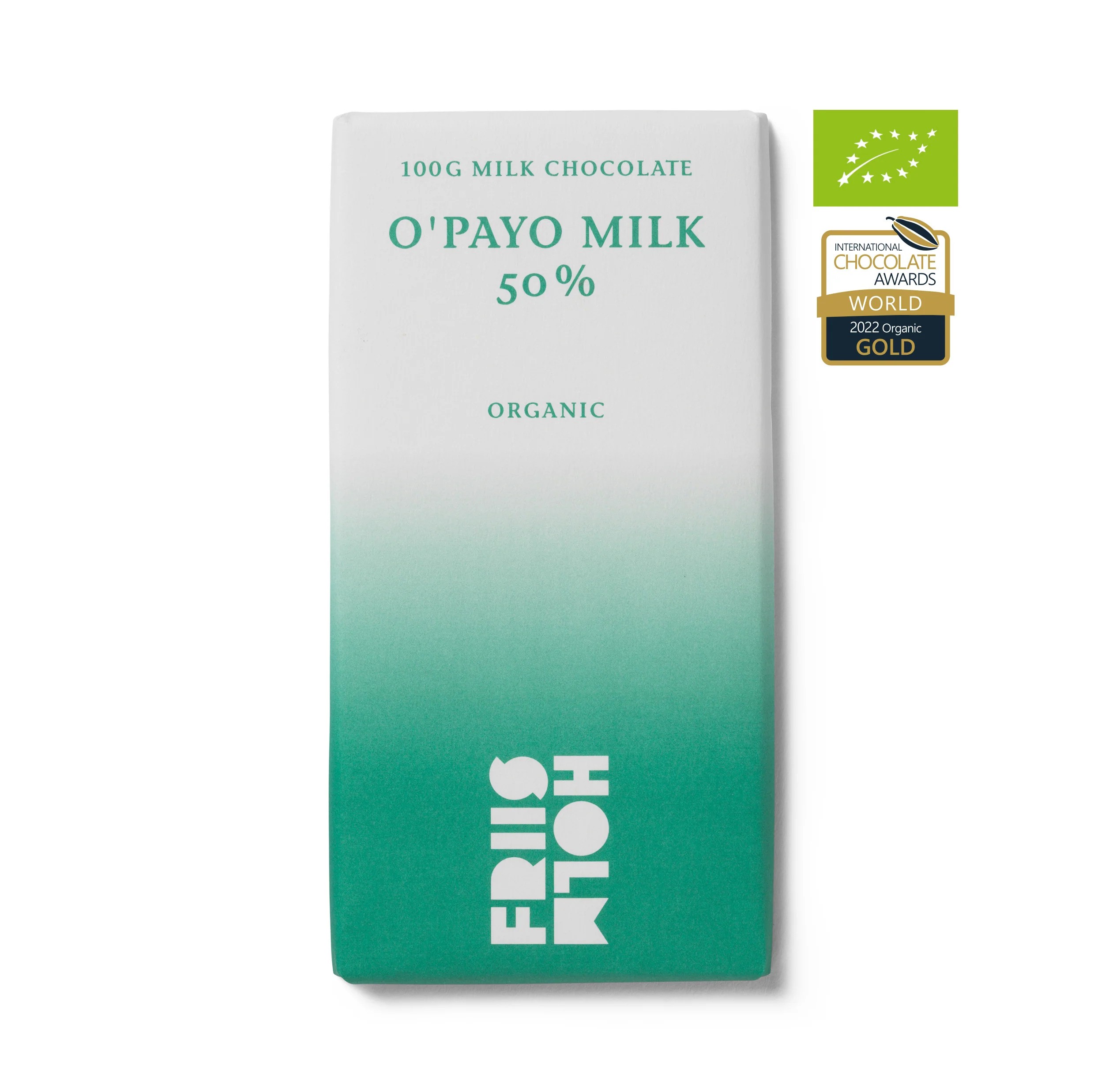 Friis Holm Friis-Holm Chokolade O’Payo Milk 50 %, product image from Kaffebox