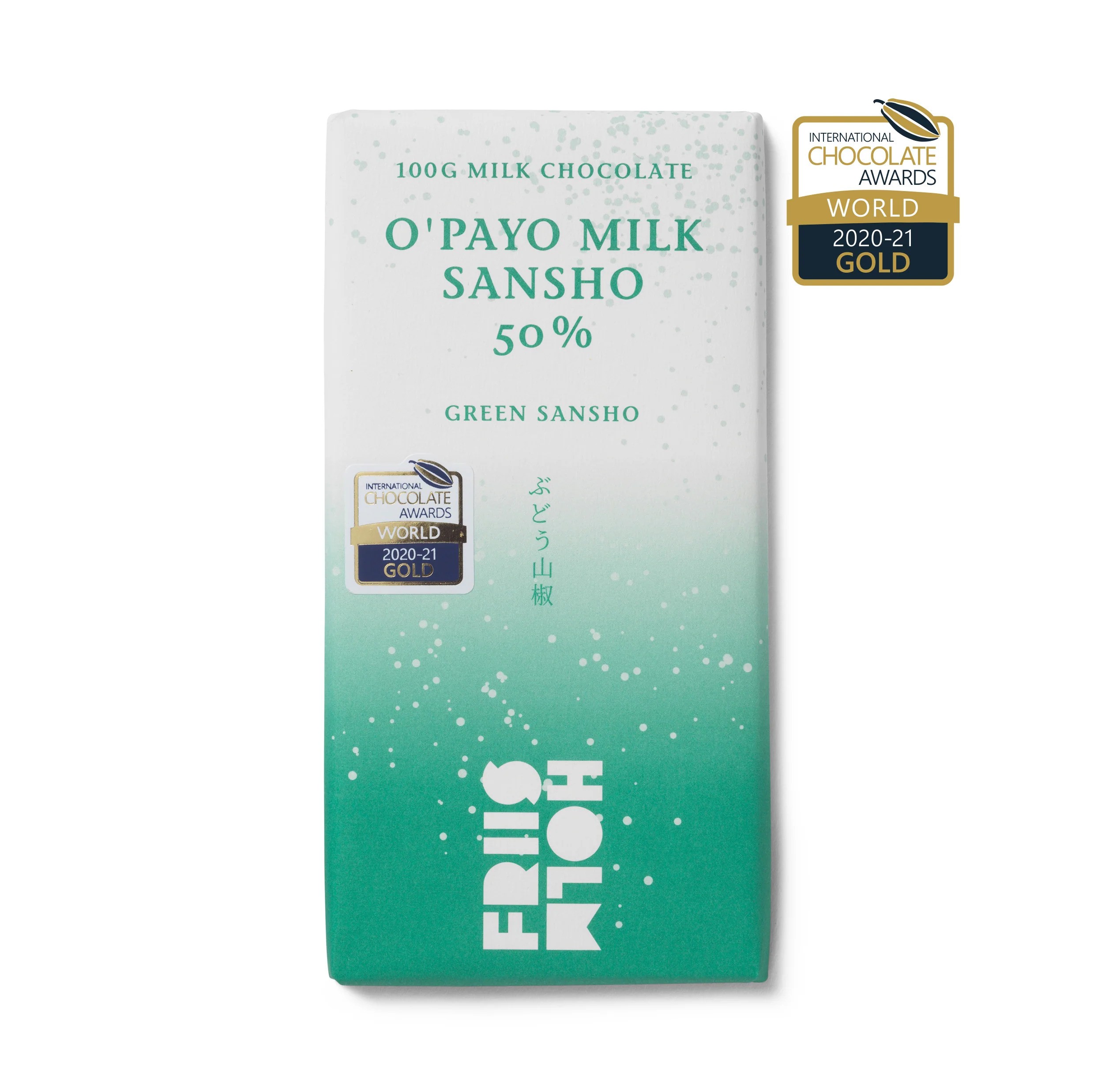 Friis Holm Friis-Holm Chokolade O’Payo Milk Sansho Pepper 50 %, product image from Kaffebox