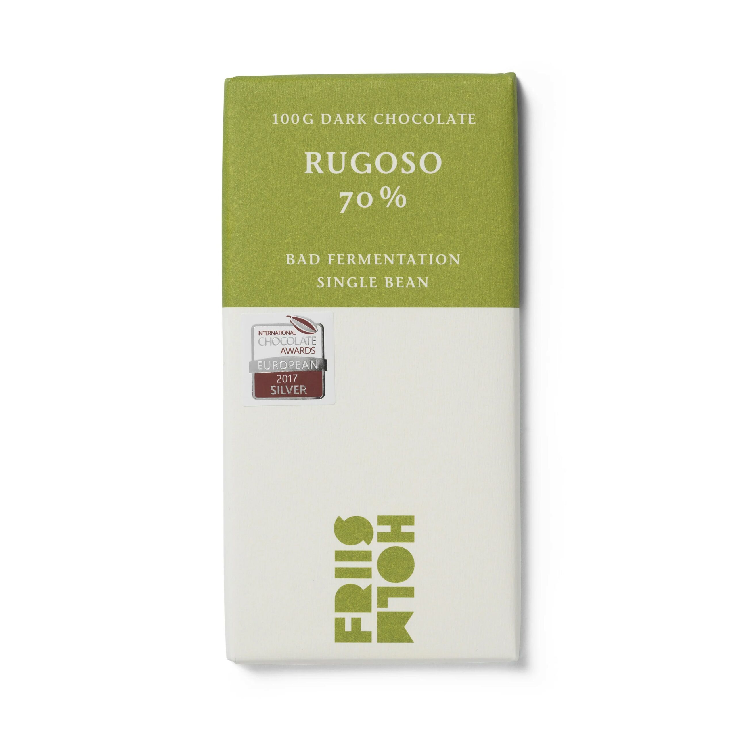 Friis Holm Friis-Holm Chokolade Rugoso 70 % Bad Fermentation, product image from Kaffebox