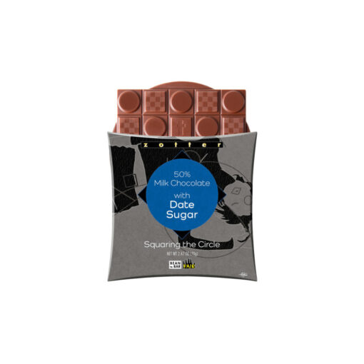 Zotter 50% Milk Chocolate with Date Sugar