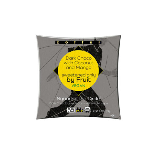 Zotter Cacao with Coconut & Mango