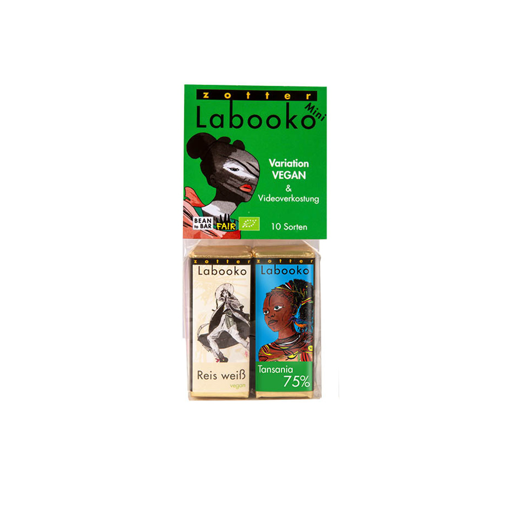 Zotter Labooko Variation “Vegan” – with Virtual Tasting (10 x 8g), product image from Kaffebox