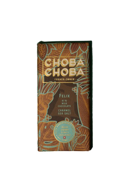 Choba Choba Milk Chocolate Caramel Sea Salt 41%