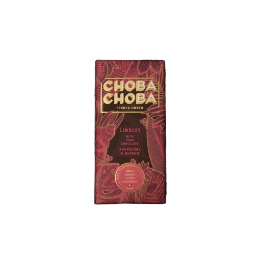 Choba Choba Dark Quinoa Raspberry Chocolate 64%