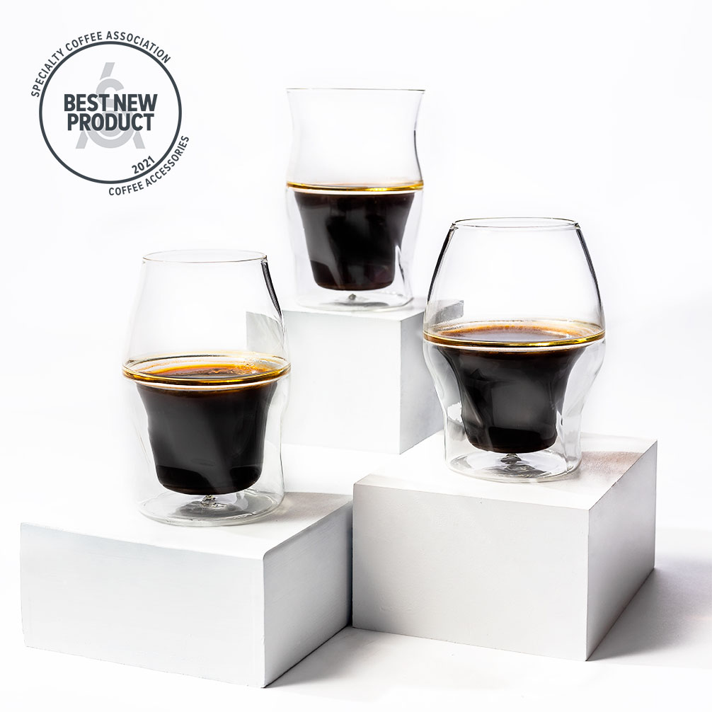 Icosa Brewhouse Icosa Avensi Coffee Sensory Glasses, product image from Kaffebox