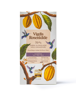 Vigdis Rosenkilde 70% Piura Blanco With Nibs Dark Chocolate
