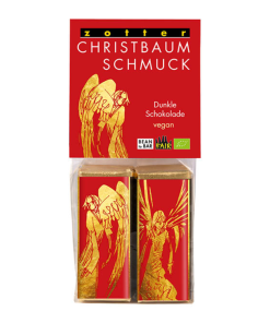 Zotter Dark Chocolate Christmas Tree Decoations / Sjokolade Juletrepynt