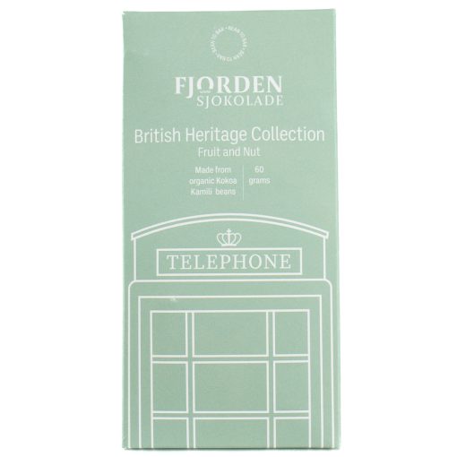Fjorden Sjokolade British Heritage Collection Fruit and nut